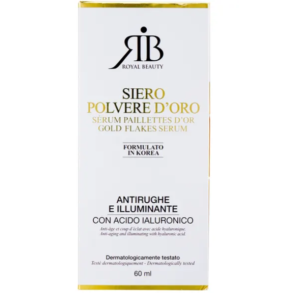 ROYAL BEAUTY SIERO POLVERE D'ORO ANTIRUGHE ILLUMINANTE 60 ML