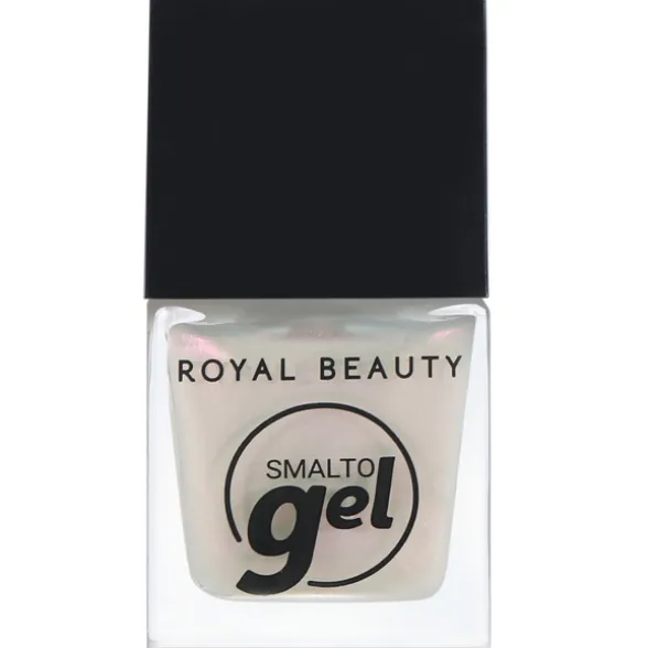 ROYAL BEAUTY SMALTO EFFETTO GEL 02 BIANCO OLOGRAFICO