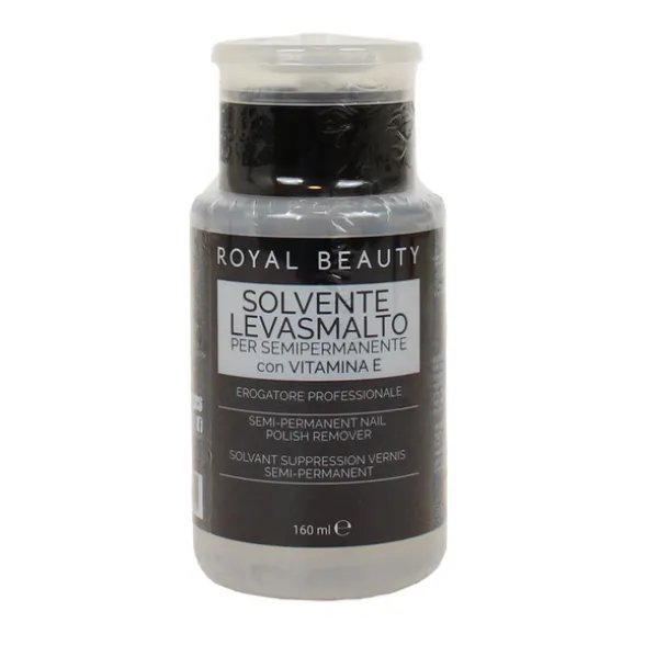 ROYAL BEAUTY SOLVENTE PER SMALTO SEMIPERMANENTE CON POMPETTA 160 ML