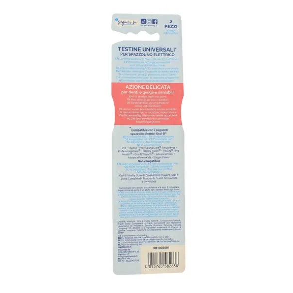 ROYAL BEAUTY 2 TESTINE PER SPAZZOLINO ELETTRICO AZIONE DELICATA