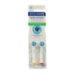 ROYAL BEAUTY 2 TESTINE PER SPAZZOLINO ELETTRICO PRECISIONE INCROCIATA
