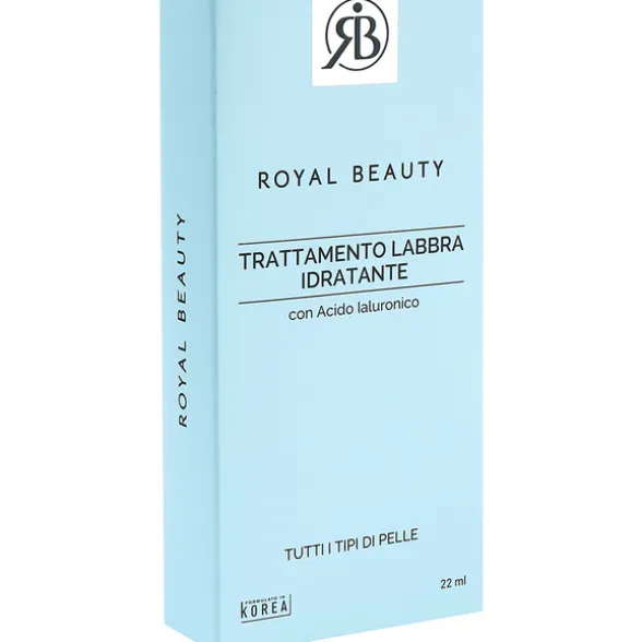 ROYAL BEAUTY TRATTAMENTO LABBRA IDRATANTE CON ACIDO IALURONICO PER TUTTI I TIPI DI PELLE 22 ML