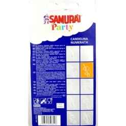 SAMURAI PARTY CANDELA COMPONIBILE N.3