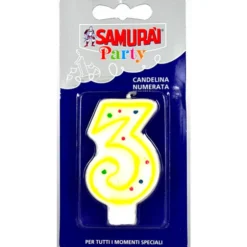 SAMURAI PARTY CANDELA COMPONIBILE N.3