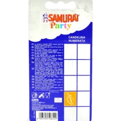 SAMURAI PARTY CANDELA COMPONIBILE N.6