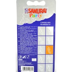 SAMURAI PARTY CANDELA COMPONIBILE N.5