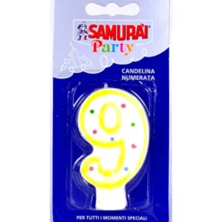 SAMURAI PARTY CANDELA COMPONIBILE N.9