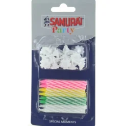 SAMURAI PARTY 24 CANDELE PER RICORRENZE PARTICOLARI