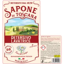 SAPONE DI TOSCANA DETERSIVO LIQUIDO BUCATO LAVATRICE FIORI DI CAMPO 40 LAVAGGI 1 LITRO