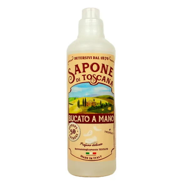 SAPONE DI TOSCANA DETERSIVO LIQUIDO BUCATO A MANO CONCENTRATO CAPI DELICATI E BABY 50 LAVAGGI 1000 ML
