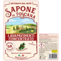 SAPONE DI TOSCANA LAVAPAVIMENTI CONCENTRATO PROFUMO DI PINO 50 LAVAGGI 1 LITRO