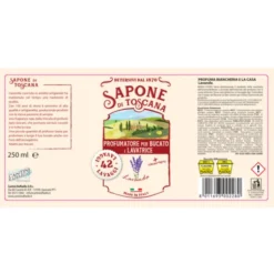 SAPONE DI TOSCANA PROFUMATORE PER BUCATO E LAVATRICE LAVANDA 42 LAVAGGI 250 ML