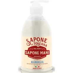 SAPONE DI TOSCANA SAPONE LIQUIDO MANI MARSIGLIA CON ESTRATTI DI ALOE BIO E GLICERINA 500 ML
