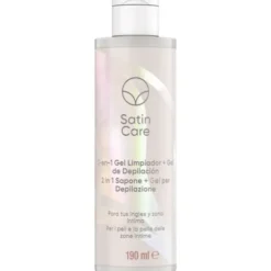 SATIN CARE 2in1 GEL + SAPONE DEPILAZIONE PELI E PELLE ZONA INTIMA 190 ML