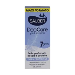 SAUBER DEO CARE CREMA PELLI SENSIBILI CON ATTIVI POSTBIOTICI TUBO 35 ML