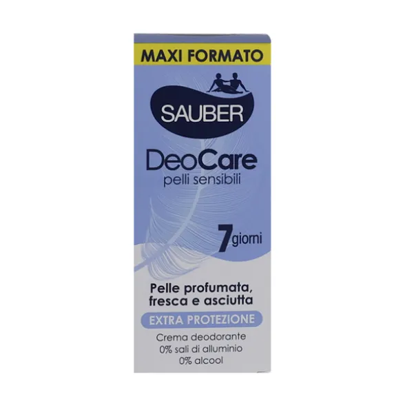 SAUBER DEO CARE CREMA PELLI SENSIBILI CON ATTIVI POSTBIOTICI TUBO 35 ML
