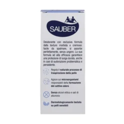 SAUBER DEO CARE CREMA PELLI SENSIBILI CON ATTIVI POSTBIOTICI TUBO 35 ML