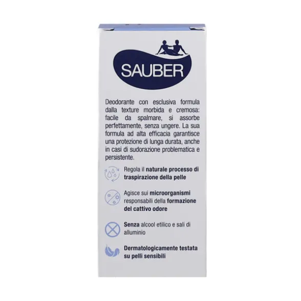 SAUBER DEO CARE CREMA PELLI SENSIBILI CON ATTIVI POSTBIOTICI TUBO 35 ML