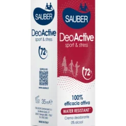 SAUBER DEODORANTE ACTIVE SPORT & STRESS WATER RESISTANT TUBO 35 ML