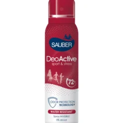 SAUBER DEODORANTE ACTIVE SPORT & STRESS 72h SPRAY 150 ML
