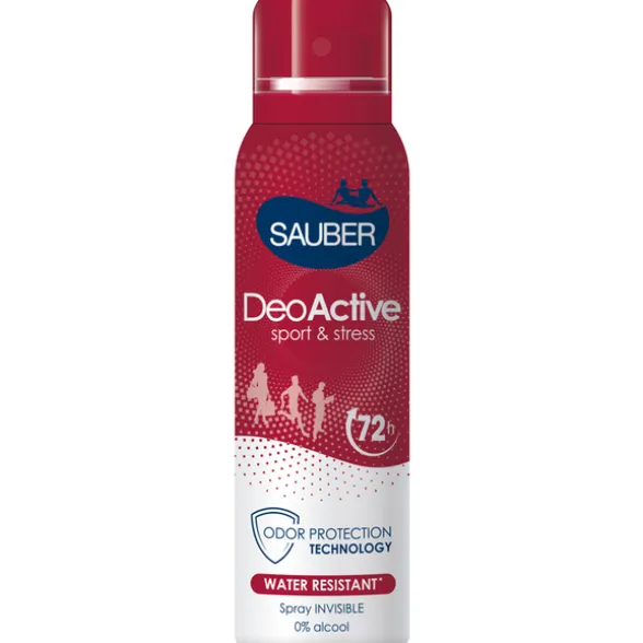 SAUBER DEODORANTE ACTIVE SPORT & STRESS 72h SPRAY 150 ML