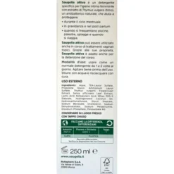 SAUGELLA ATTIVA pH3,5 PROTEZIONE ATTIVA IGIENE INTIMA CON ESTRATTO DI TIMO 250 ML