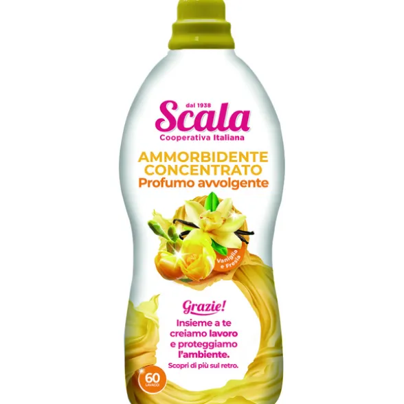 SCALA AMMORBIDENTE CONCENTRATO VANIGLIA e FRESIA 60 LAVAGGI LT 1,5