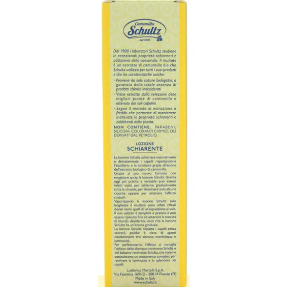 SCHULTZ LOZIONE SCHIARENTE EFFETTO SFUMATURA DA SOLE SPRAY 150 ML