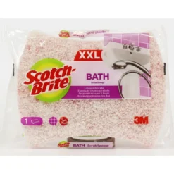 SCOTCH BRITE SPUGNA BAGNO FIBRA BIANCA DELICATA FORMA XXL