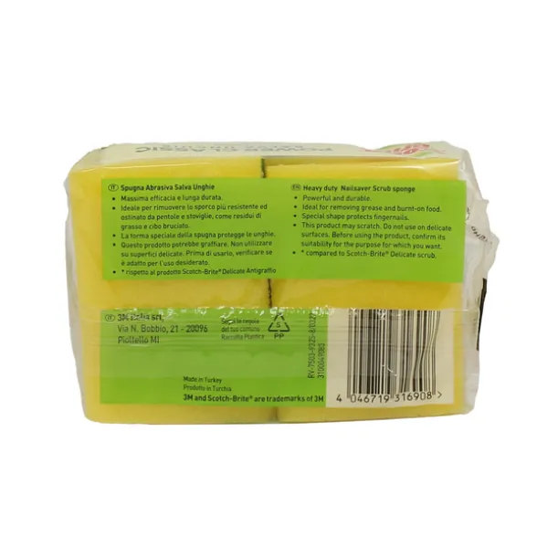 SCOTCH BRITE STROFINETTO SPUGNA SALVA DITA2 PZ.+CONCORSO