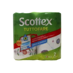 SCOTTEX CARTA CUCINA ASCIUGATUTTO TUTTOFARE 2 MAXI ROTOLI