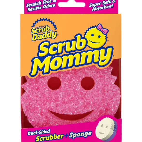 SCRUB DADDY SCRUB MOMMY SCRUBBER+SPONGE SUPER SOFT - SPUGNA ANTIGRAFFIO STOVIGLIE -