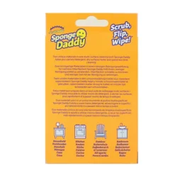 SCRUB DADDY 4 SPONGE DADDY SPONGE+SCRUBBER - SPUGNE ANTIGRAFFIO STOVIGLIE -