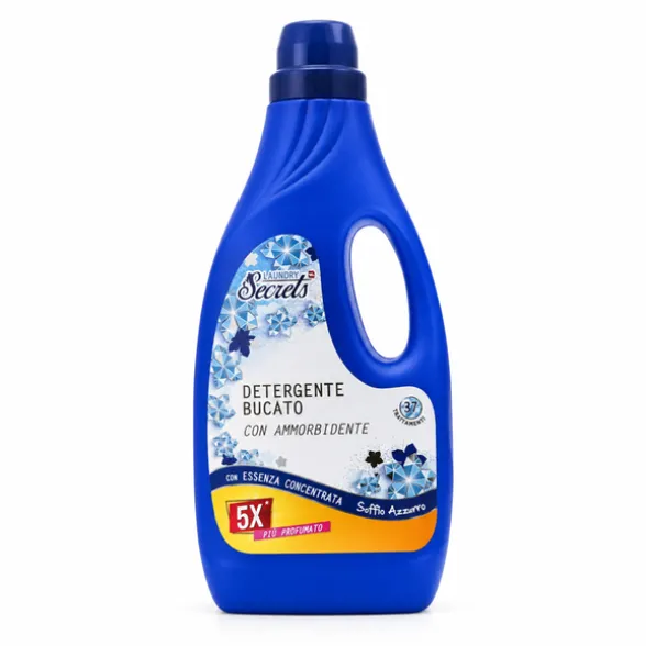 SECRETS DETERGENTE BUCATO CON AMMORBIDENTE SOFFIO AZZURRO 37 TRATTAMENTI 1,5 LT