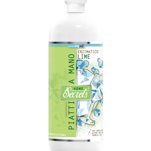 SECRETS HOME DETERGENTE CONCENTRATO PIATTI A MANO ENZIMATICO LIME 1 LT