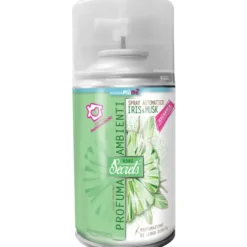 SECRETS HOME PROFUMA AMBIENTI SPRAY AUTOMATICO RICARICA PER DIFFUSORE 250 ML IRIS&MUSK