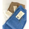 SET ASCIUGAMANI SPUGNA VISO + OSPITE colori assortiti