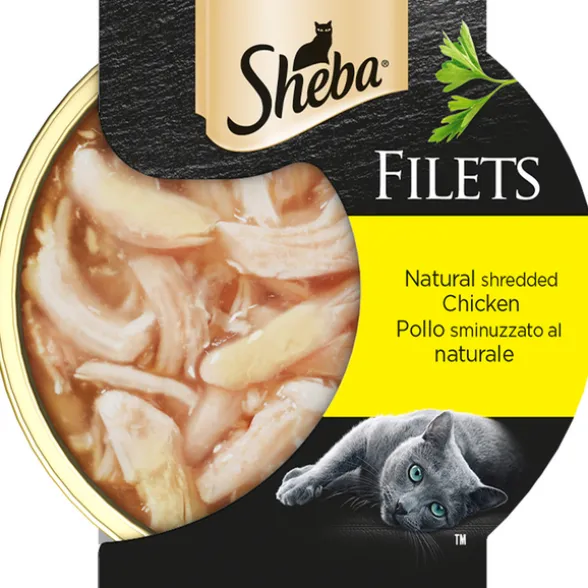 SHEBA FILETS POLLO SMINUZZATO LATTINA 60 grammi