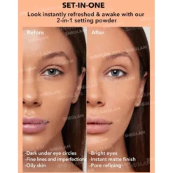 SHEGLAM CIPRIA INSTA READY FACE & UNDER EYE SETTING POWDER DUO TRANSLUCENT