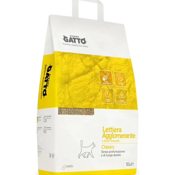 SIGNOR GATTO LETTIERA AGGLOMERANTE CLASSIC 5L