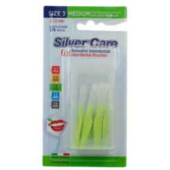 SILVER CARE SCOVOLINO INTERDENTALE MEDIUM 6 PEZZImm 1,2ISO 3
