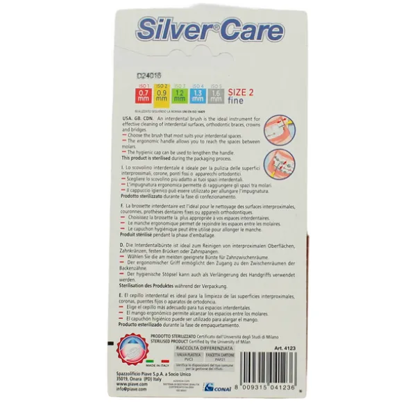 SILVER CARE SCOVOLINO INTERDENTALE FINE 6 PEZZI mm 0,9ISO 2