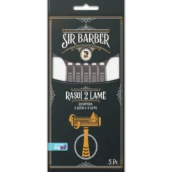SIR BARBER RASOIO BILAMA 5 PEZZI