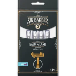 SIR BARBER RASOIO 4 LAME 4 PEZZI