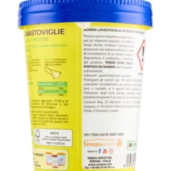 SMAPIU BOMBA LAVASTOVIGLIE POLVERE LIMONE 30 LAVAGGI LIMONE BARATTOLO 500 GRAMMI
