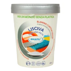 SMAPIU LISCIVA ELIMINA CATTIVI ODORI CON POTERE SMACCHIANTE IN POLVERE BARATTOLO CARTA 500 GRAMMI