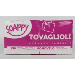 SOAPPY TOVAGLIOLI 33x33 1 VELO 150 PEZZI