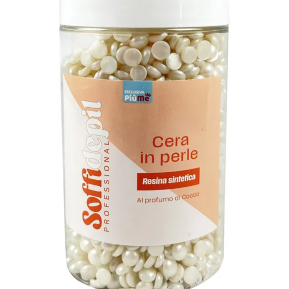 SOFFIDEPIL CERA DEPILATORIA IN PERLE RESINA SENTETICA AL PROFUMO DI COCCO PROFESSIONAL 250 grammi