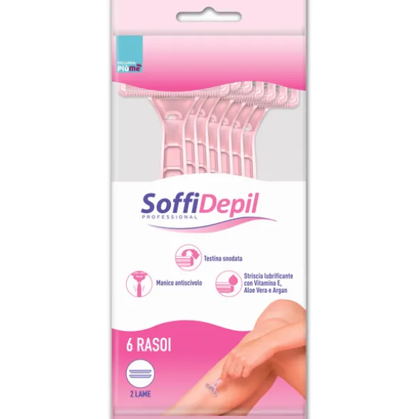 SOFFIDEPIL RASOIO LADY BILAMA 6 PEZZI