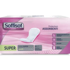 SOFFISOF LADY ASSORBENTI SUPER 15 PZ DISPOSITIVO MEDICO CE DI CLASSE 1